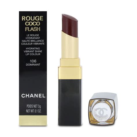 chanel coco flash dominant|ROUGE COCO FLASH Hydrating vibrant shine lip colour 106.